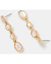 Accessorize - Mini Stone Drop Earrings - Lyst