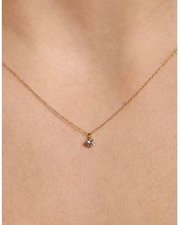 Accessorize - Lab Grown Diamond 0.1Ct Pendant Necklace 9Ct - Lyst