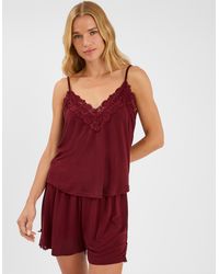 Accessorize - Lace Trim Short Pyjamas Set - Lyst