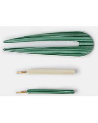 Accessorize - 3-Pack Resin French Pin & Hair Slides - Lyst