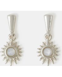 Accessorize - Sterling Sun Drop Stud Earrings - Lyst