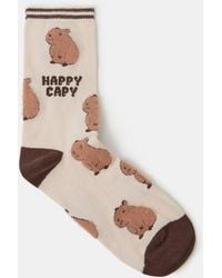 Accessorize - Happy Capybara Socks - Lyst