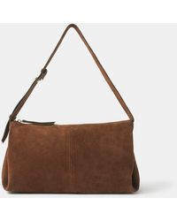 Accessorize - Suede Shoulder Bag - Lyst
