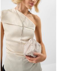 Accessorize - Sequin Clip Frame Clutch Bag - Lyst