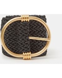 Accessorize - Wide Woven Belt - Lyst