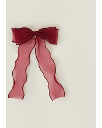 Accessorize - Elegant Organza Bow Hair Clip - Lyst