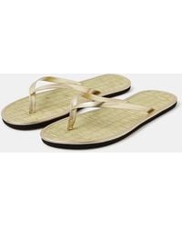 Accessorize - Plain Seagrass Flip Flops - Lyst