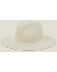 Accessorize - Women's Packable Fedora White - Lyst