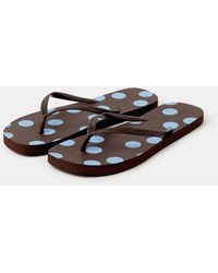 Accessorize - Polka Dot Flip Flops - Lyst