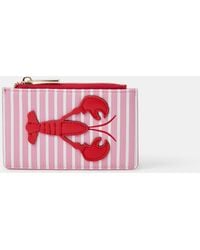 Accessorize - Lobster Stripe Card Holder - Lyst