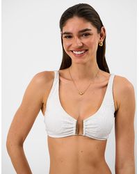 Accessorize - Tropical Jacquard Bikini Top - Lyst