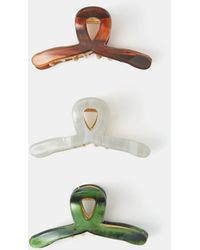 Accessorize - 3-Pack Mini Twist Claw Clips - Lyst
