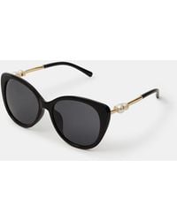 Accessorize - Pearl Cat Eye Sunglasses - Lyst