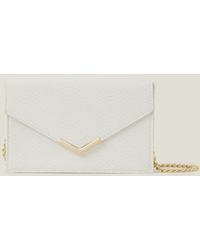 Accessorize - Women's Envelope Cross-body Bag White - Lyst