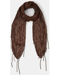 Accessorize - Sequin Tassel Skinny Scarf - Lyst