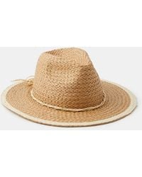 Accessorize - Contrast Trim Fedora Hat - Lyst