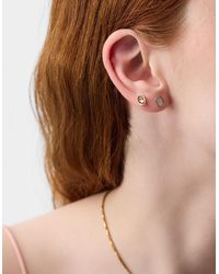 Accessorize - 5-Pack Gemstone Stud Earrings - Lyst