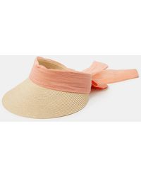 Accessorize - Bow Woven Sun Visor - Lyst