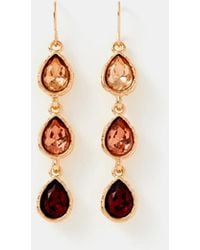 Accessorize - Ombré Gemstone Drop Earrings - Lyst