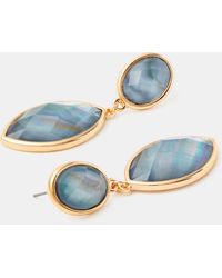 Accessorize - Statement Resin Stone Drop Earrings - Lyst