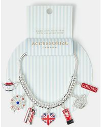 Accessorize - London Charm Bracelet - Lyst