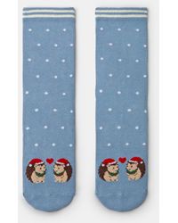 Accessorize - Christmas Hedgehog Socks - Lyst