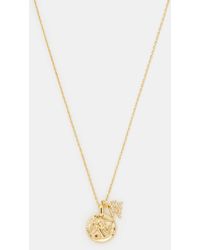 Accessorize - 14Ct-Plated Zodiac Charm Necklace - Lyst