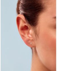 Accessorize - Lab Grown Diamond 0.2Ct Stud Earrings 9Ct - Lyst