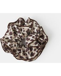 Accessorize - Leopard Print Layered Hair Scrunchie - Lyst