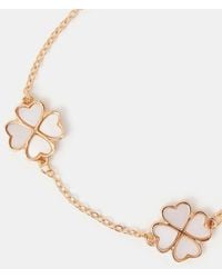 Accessorize - Lucky Clover Bracelet - Lyst