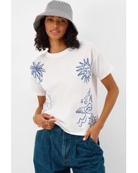 Accessorize - Cotton Sun Embroidered T-Shirt - Lyst