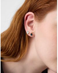 Accessorize - 5-Pack Gemstone Stud Earrings - Lyst