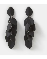 Accessorize - Willow Leaf Drop Earrings - Lyst