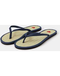 Accessorize - Heart Seagrass Flip Flops - Lyst