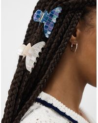 Accessorize - 2-Pack Tile Resin Claw Clips - Lyst