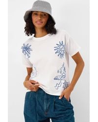 Accessorize - Cotton Sun Embroidered T-Shirt - Lyst
