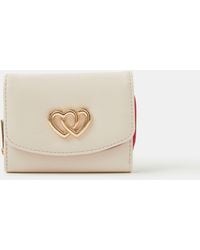 Accessorize - Double Heart Faux Leather Purse - Lyst