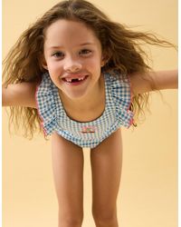 Accessorize - Embellished Cherry Gingham Swimsuit - Lyst