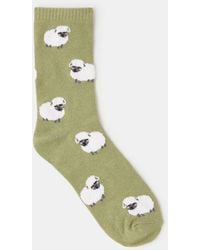 Accessorize - Sheep Print Socks - Lyst