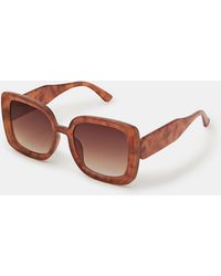 Accessorize - Retro Oversized Square Sunglasses - Lyst