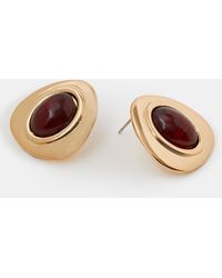 Accessorize - Statement Resin Stone Stud Earrings - Lyst