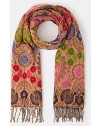 Accessorize - Floral Jacquard Blanket Scarf - Lyst