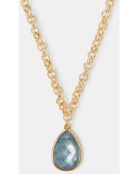 Accessorize - Jewel Teardrop Pendant Necklace - Lyst