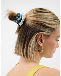 Accessorize - 5-Pack Satin Hair Scrunchies - Lyst