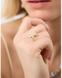 Accessorize - Pearl Starfish Ring - Lyst