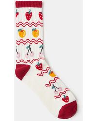 Accessorize - Fruit Print Socks - Lyst
