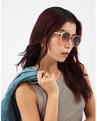 Accessorize - Round Sunglasses - Lyst