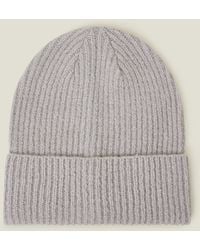 Accessorize - Classic Knitted Acrylic Soho Beanie Hat - Lyst
