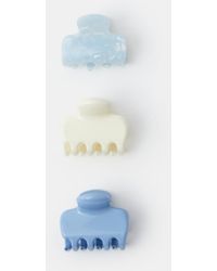 Accessorize - 3-Pack Small Glossy Claw Clips - Lyst