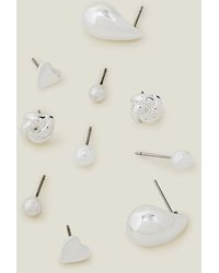 Accessorize - 5-Pack Knot Stud Earrings - Lyst